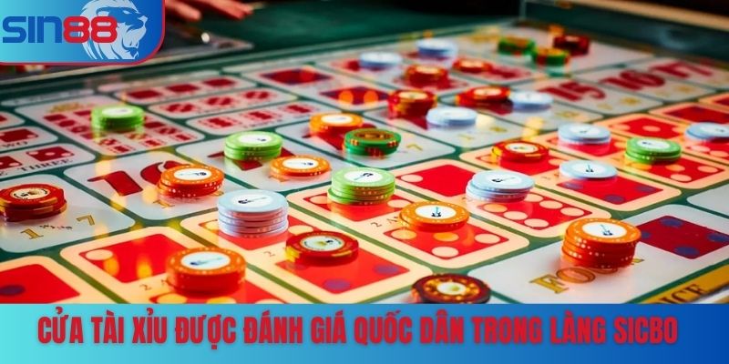 Cửa tài xỉu được đánh giá quốc dân trong làng sicbo