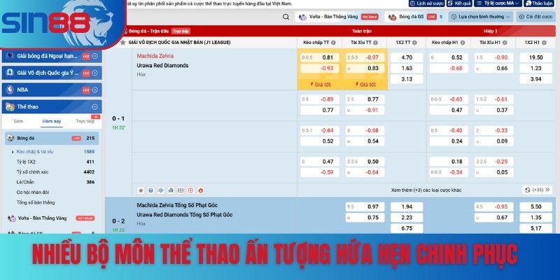 Nhiều bộ môn thể thao ấn tượng hứa hẹn chinh phục