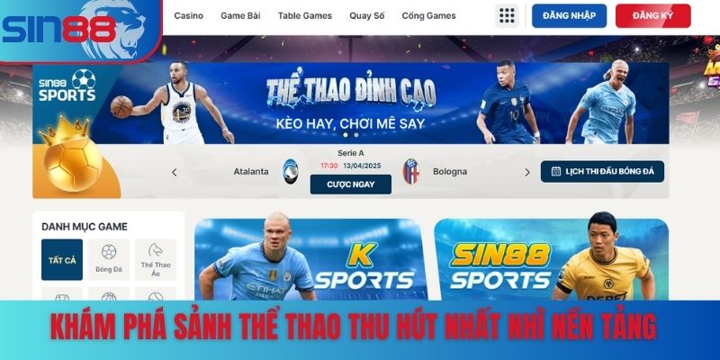 Khám phá sảnh thể thao thu hút nhất nhì nền tảng
